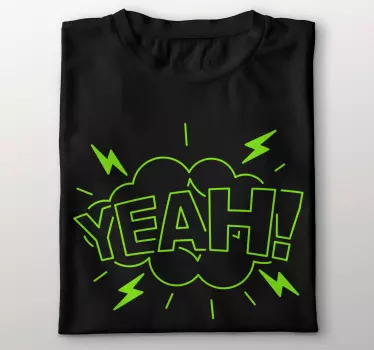 T-shirts expression d'excitation audacieuse - TenStickers
