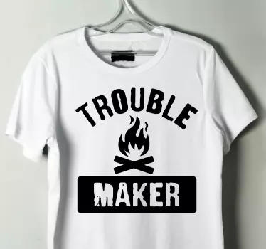 T-shirts fauteur de trouble amusant - TenStickers