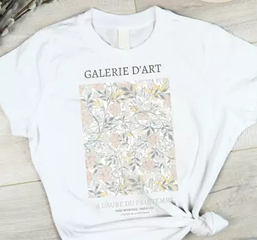 T-shirts galerie d'art florale - TenStickers