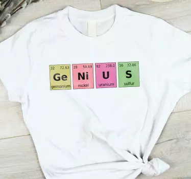 T-shirts génie de la table périodique - TenStickers