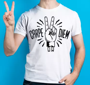 T-shirts geste carpe diem - TenStickers