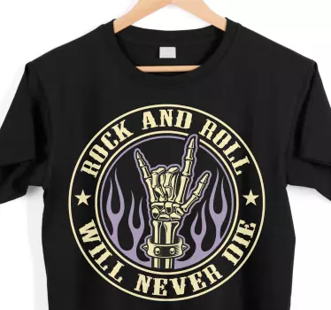 T-shirts geste de la main rock - TenStickers