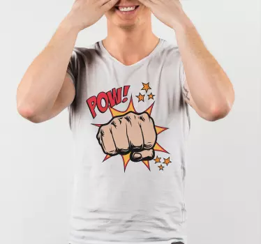 T-shirts graphique coup de poing Énergétique - TenStickers