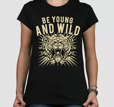 T-shirts graphique lion audacieux - TenStickers