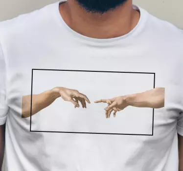 T-shirts graphique mains touchantes - TenStickers