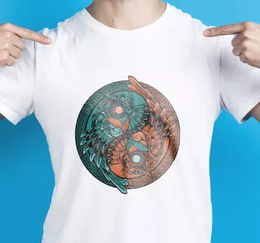 T-shirts harmonie des oiseaux colorés - TenStickers