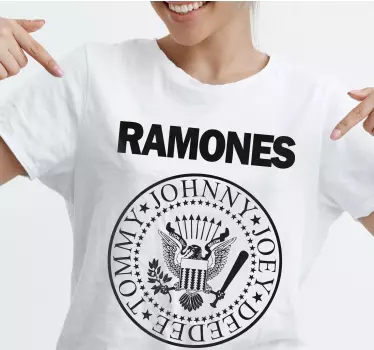T-shirts hommage au groupe ramones - TenStickers