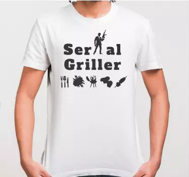 T-shirts humour de grilleur serial - TenStickers