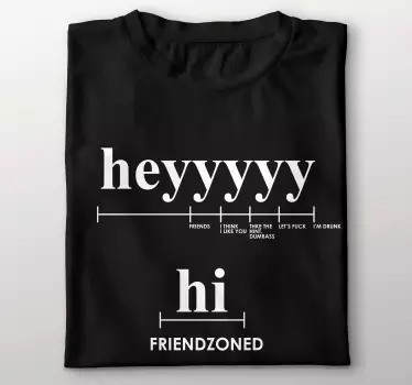 T-shirts humour de la friend zone - TenStickers