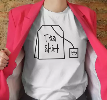 T-shirts humour inspiré du thé - TenStickers