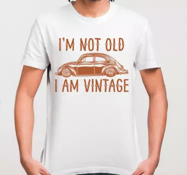 T-shirts humour voiture vintage - TenStickers