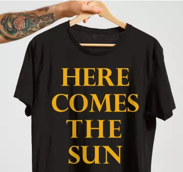 T-shirts ici vient le soleil - TenStickers