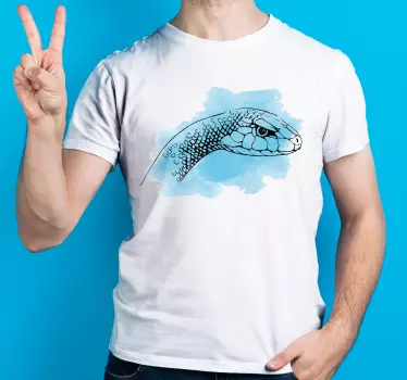 T-shirts illustration tête de serpent - TenStickers
