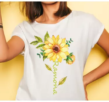 T-shirts imprimé tournesol - TenStickers
