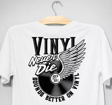 T-shirts le vinyle a un meilleur son - TenStickers