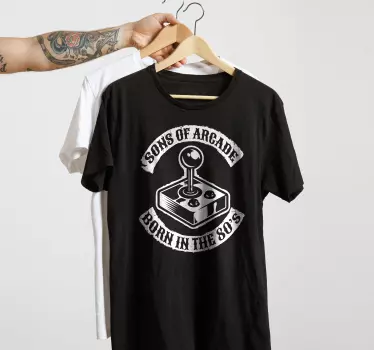 T-shirts les gamers des années 80 unis - TenStickers