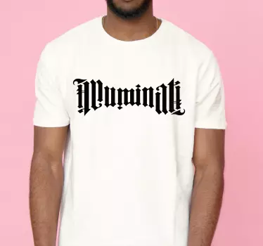 T-shirts lettrage audacieux illuminati - TenStickers