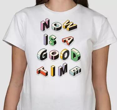 T-shirts maintenant est le bon moment - TenStickers