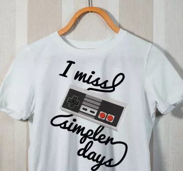 T-shirts manette de jeu nostalgique - TenStickers