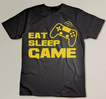 T-shirts manger dormir jouer - TenStickers