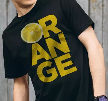T-shirts message d'agrumes vif - TenStickers