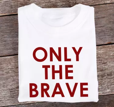T-shirts message en gros caractères - TenStickers