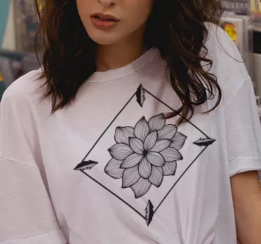 T-shirts mode à motifs floraux - TenStickers