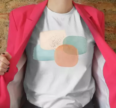 T-shirts mode formes pastel - TenStickers