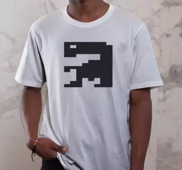 T-shirts monstre pixelisé graphique - TenStickers
