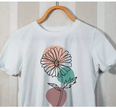 T-shirts motif inspiration florale - TenStickers
