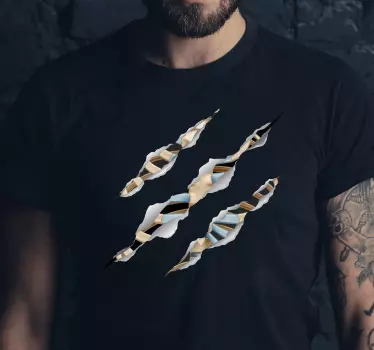 T-shirts motif rayures intenses - TenStickers