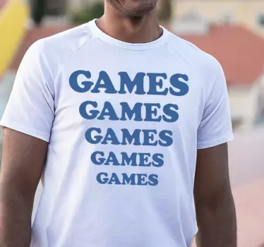 T-shirts motif répété de jeux - TenStickers