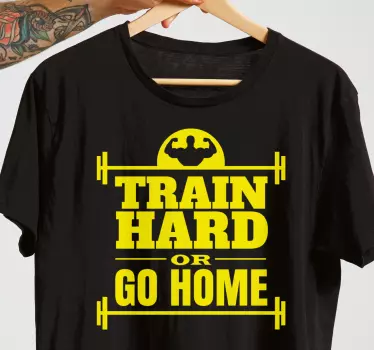 T-shirts motivation pour s'entraîner dur - TenStickers