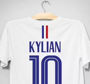 T-shirts numéro de maillot kylian - TenStickers