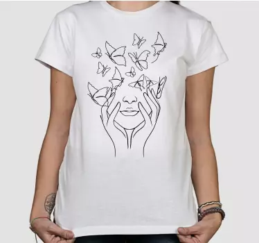 T-shirts papillons et douceur - TenStickers