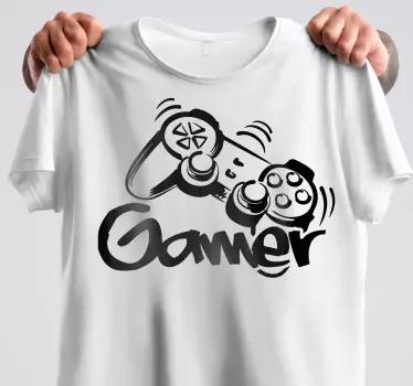T-shirts passionné de manette de jeu - TenStickers