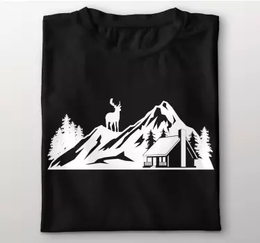 T-shirts paysage de grande montagne - TenStickers
