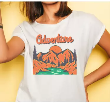 T-shirts paysage de montagne aventure - TenStickers