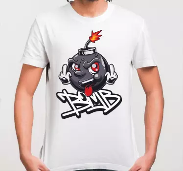 T-shirts personnage de dessin animé explosif - TenStickers
