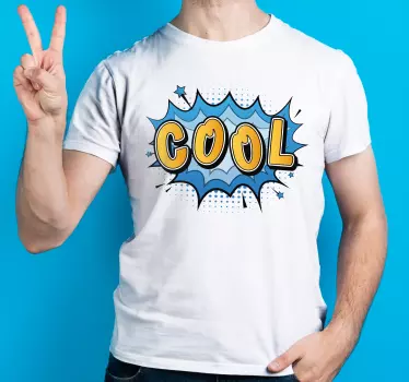 T-shirts phrase de bande dessinée cool - TenStickers