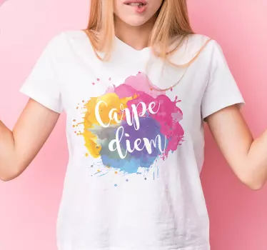 T-shirts phrase motivante colorée - TenStickers