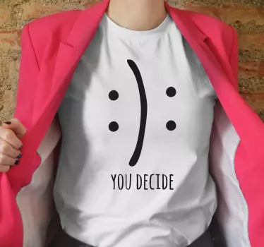T-shirts pièce maîtresse à votre décision - TenStickers
