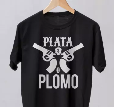 T-shirts plata plomo armes - TenStickers