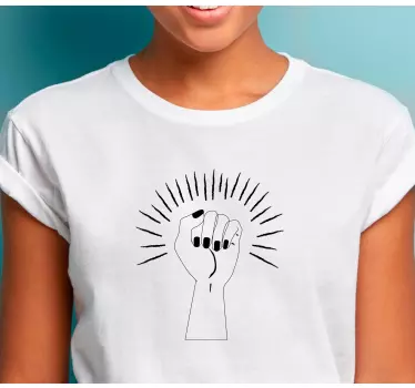 T-shirts poing de l'empowerment - TenStickers