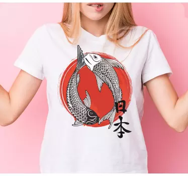T-shirts poissons koi japonais - TenStickers