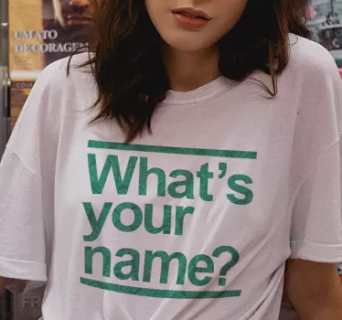 T-shirts quel est votre nom ? - TenStickers