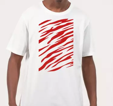 T-shirts rayures rouges audacieuses - TenStickers