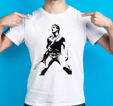 T-shirts rockstar avec guitare - TenStickers