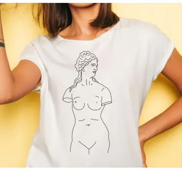 T-shirts silhouette féminine Élégante - TenStickers