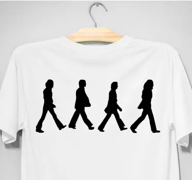 T-shirts silhouettes de figures marchantes - TenStickers